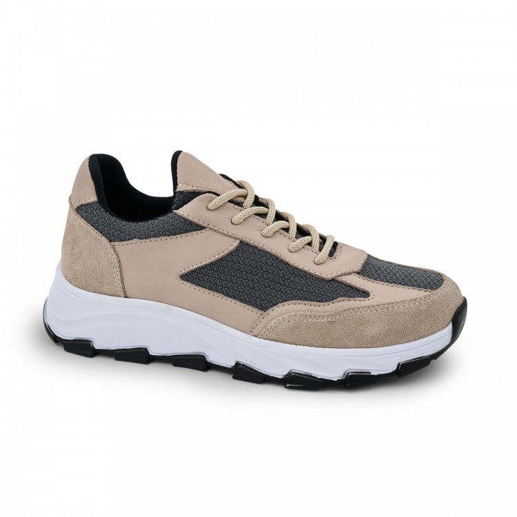 Level AnatomicΑνατομικό Sneaker γυναικείο δερμάτινο 3144 Μπεζ